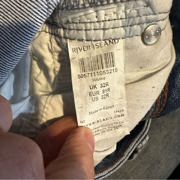 NWT River Island Ollie Spray On Skinny Stretch Distressed Jeans - Picture 10 of 11